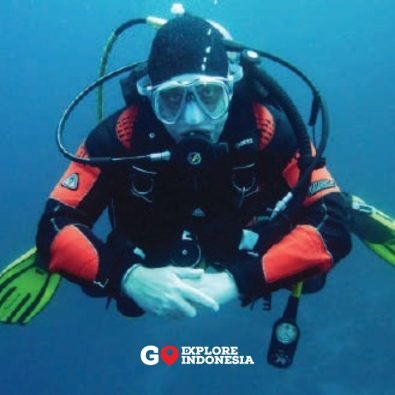 Penyelam menikmati diving di Pulau Sepa dengan terumbu karang alami dan ikan tropis di perairan Kepulauan Seribu.